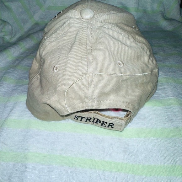 Vintage OC OutdoorCap Striper Fishing Embroideredd Baseball Cap - Picture 3 of 9